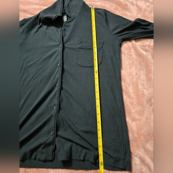 SKIMS Soft Lounge Sleep Set in SPRUCE GREEN Ribbed Size XSmall - Picture 9 of 14